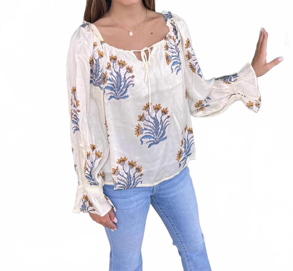 NEW CLARA THE LABEL wilder blouse in willow